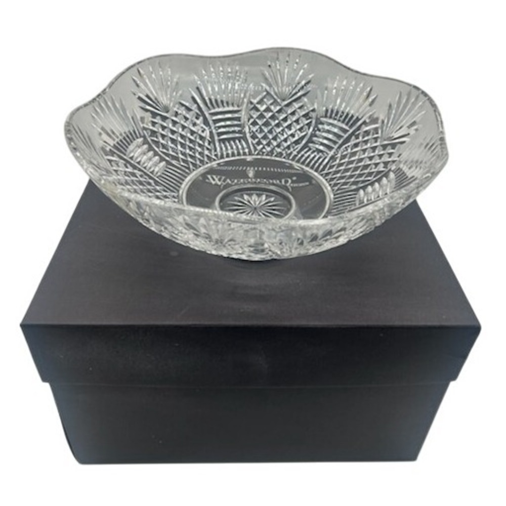 Waterford Crystal Ltd Edition Large Thanksgiving Harvest Bowl Signed